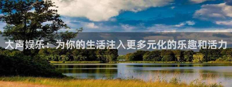 欧陆平台官网版：大声娱乐：为你的生活注入更多元化的乐趣和活力