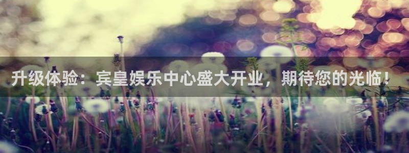 欧陆平台加拿大官网：升级体验：宾皇娱乐中心盛大开业，期待您的光临！